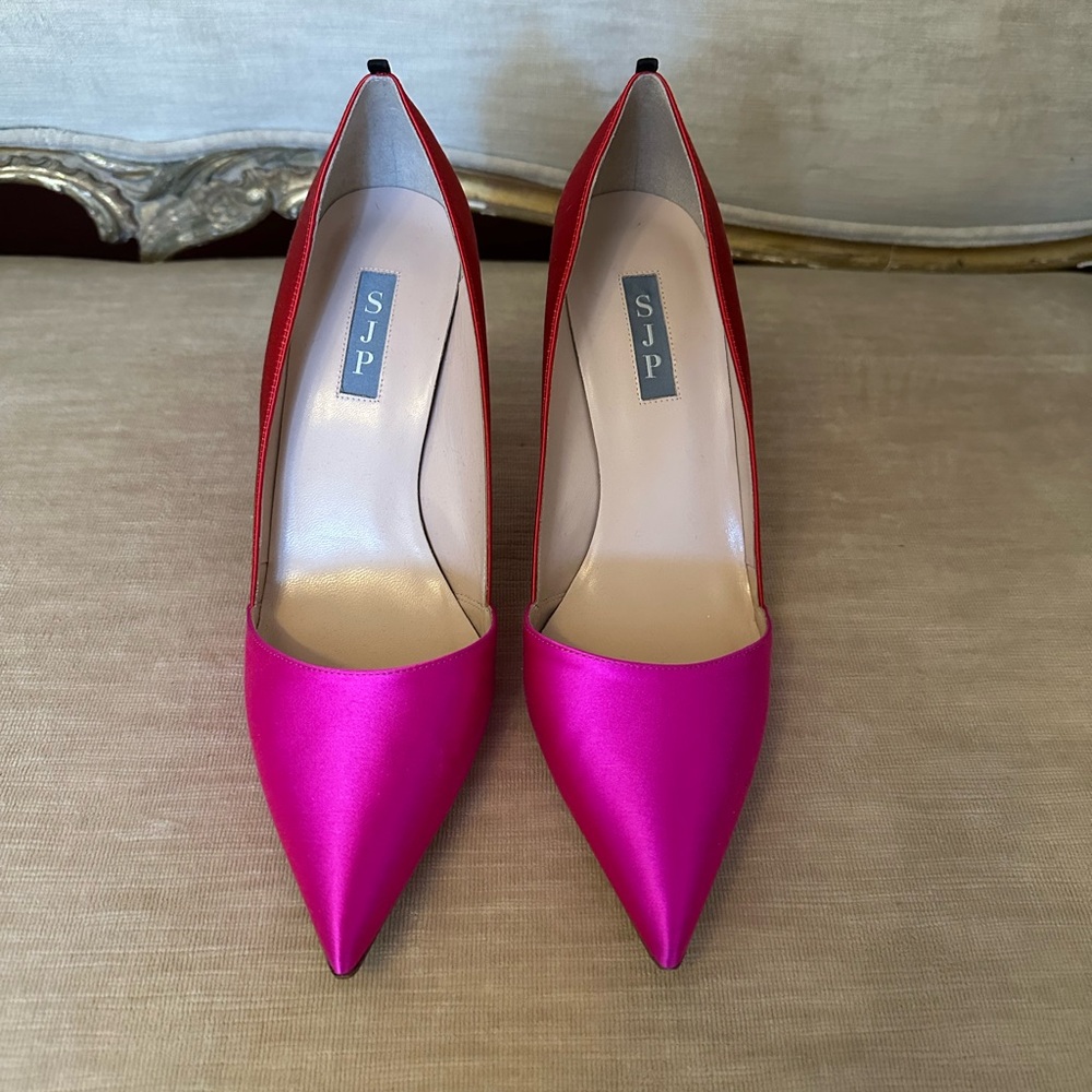 SJP Rampling Satin Heels. NEW!